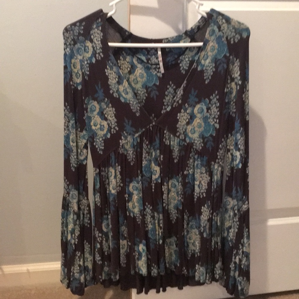 Free people floral shirt